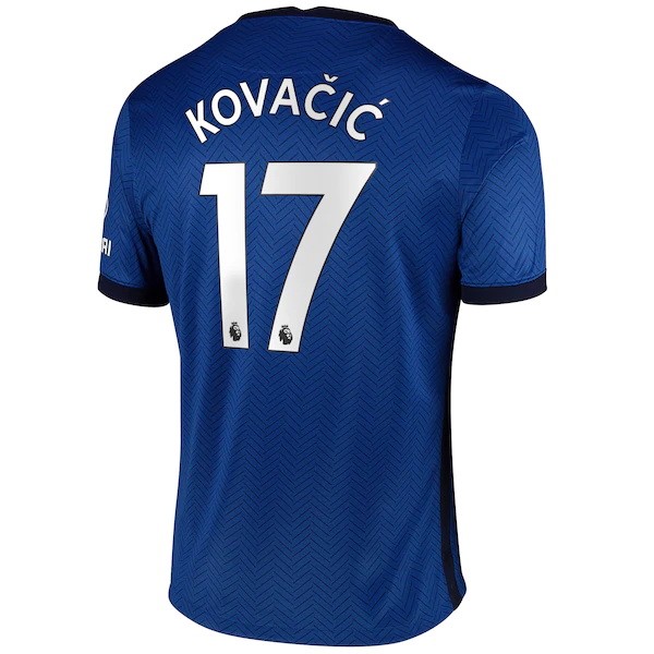 Camiseta Chelsea NO.17 Kovacic Primera Equipación 2020-2021 Azul